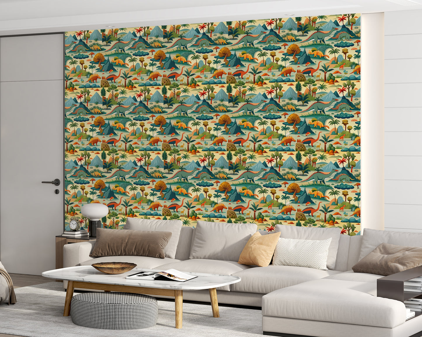 Dinosaur Design Wallpaper Roll