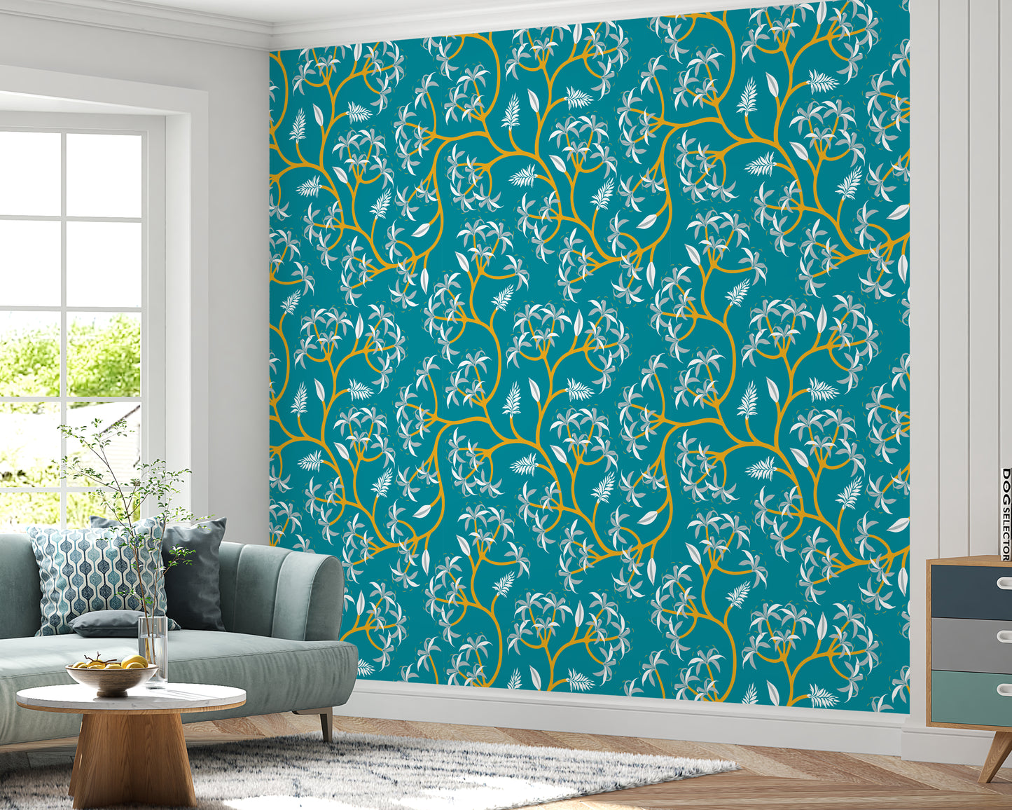 Nature Plant Branch pattern Wallpaper Roll