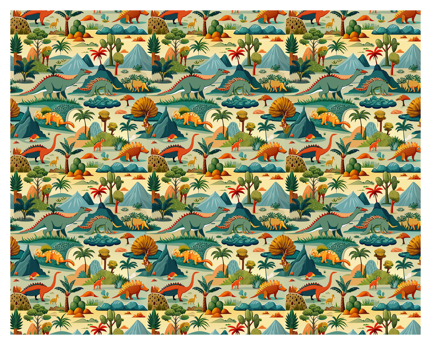 Dinosaur Design Wallpaper Roll