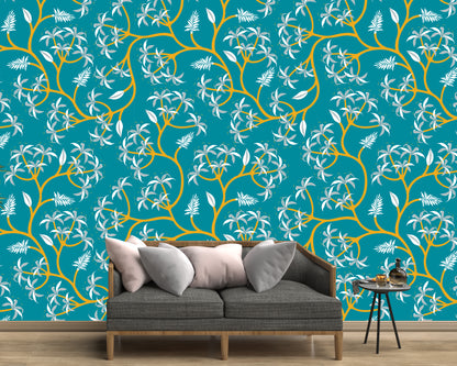 Nature Plant Branch pattern Wallpaper Roll