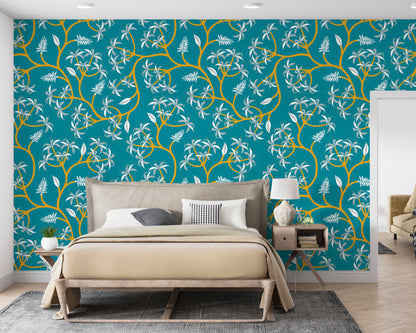 Nature Plant Branch pattern Wallpaper Roll