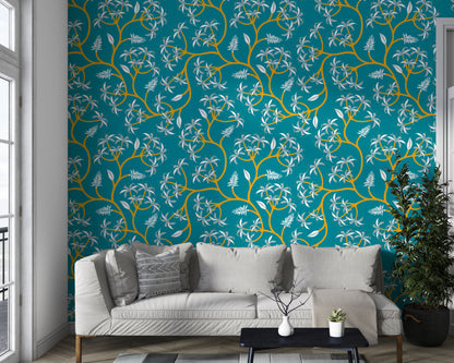 Nature Plant Branch pattern Wallpaper Roll
