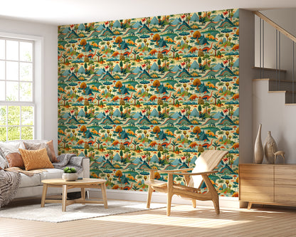 Dinosaur Design Wallpaper Roll