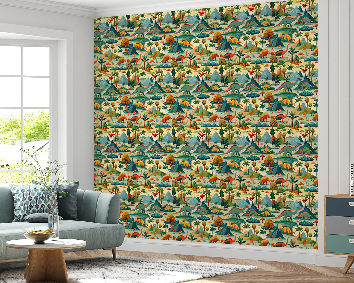Dinosaur Design Wallpaper Roll